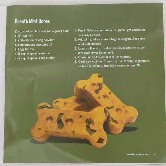 Bake a Bone The Original Dog Treat Maker With Over 30 Recipe Book (Excel… - Picture 10 of 15